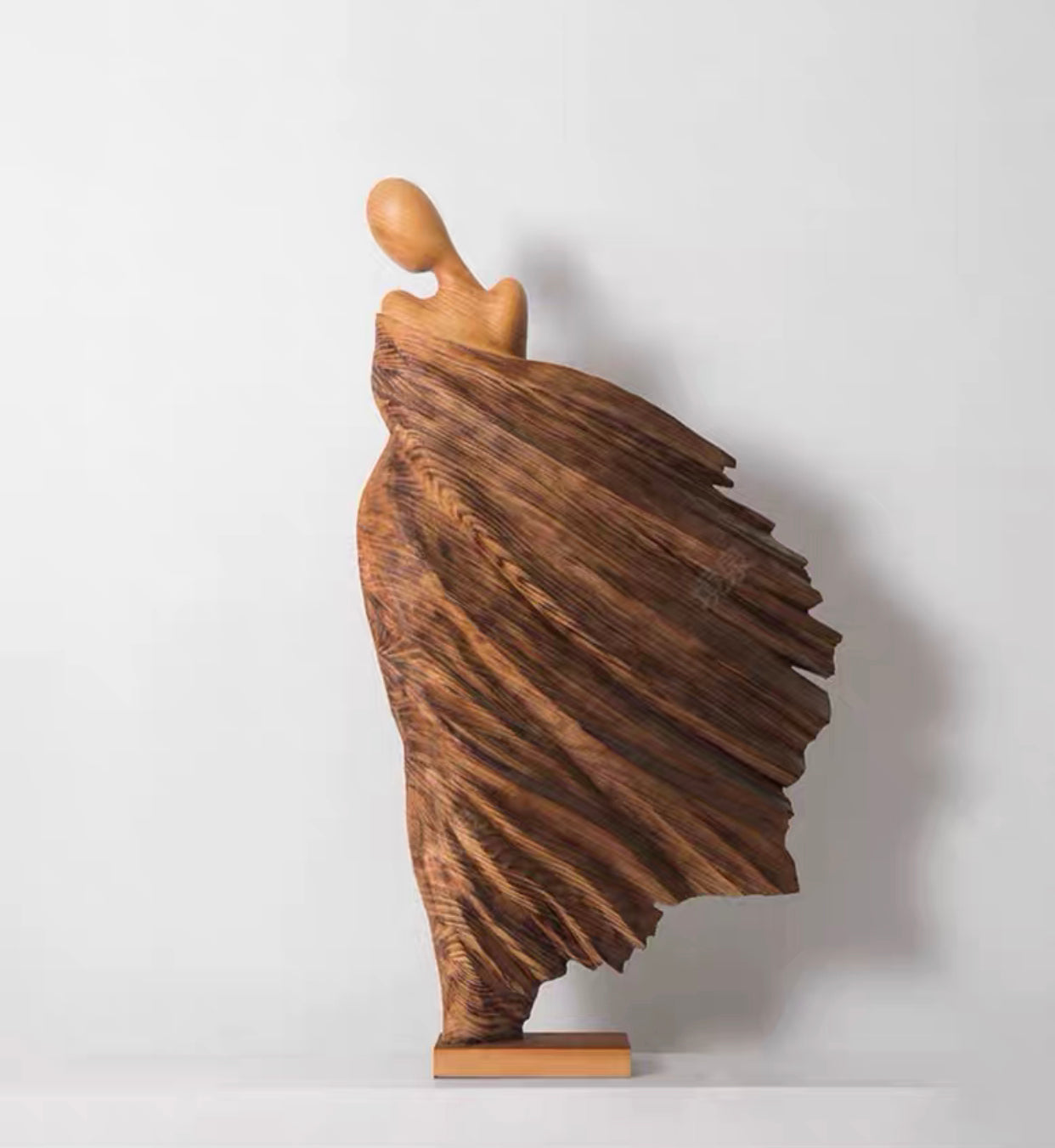 Wooden Art Goddess Sculpture