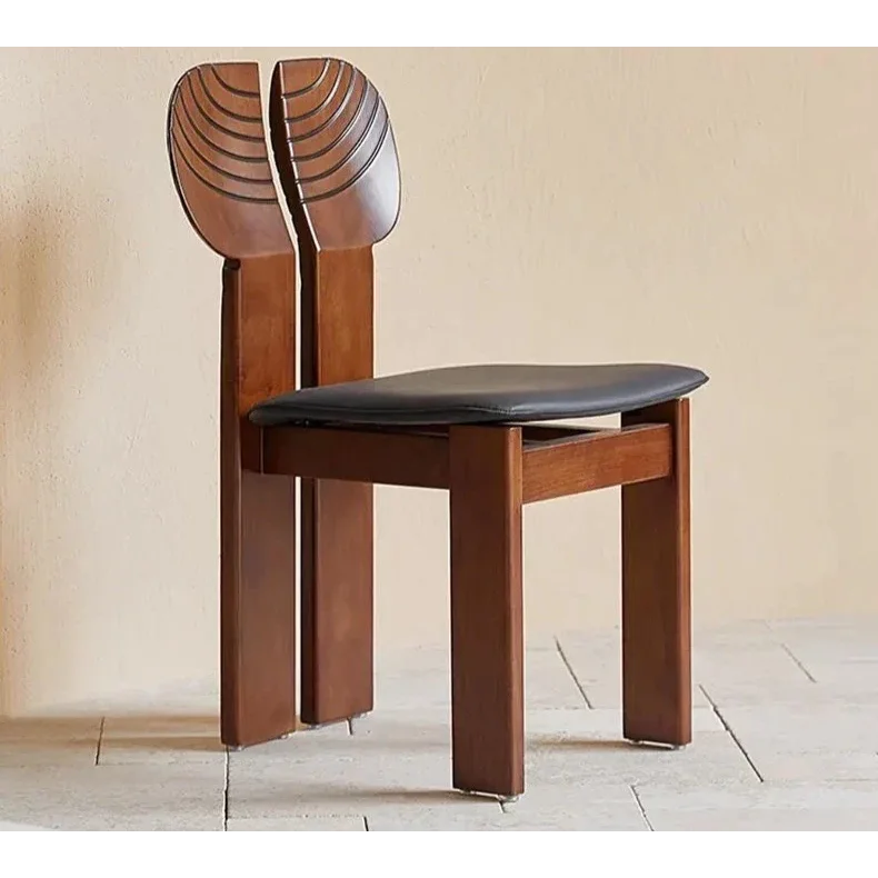 Africa Chair Tobia Afra Scarpa Designer Wood Chairs for Living Room Dining