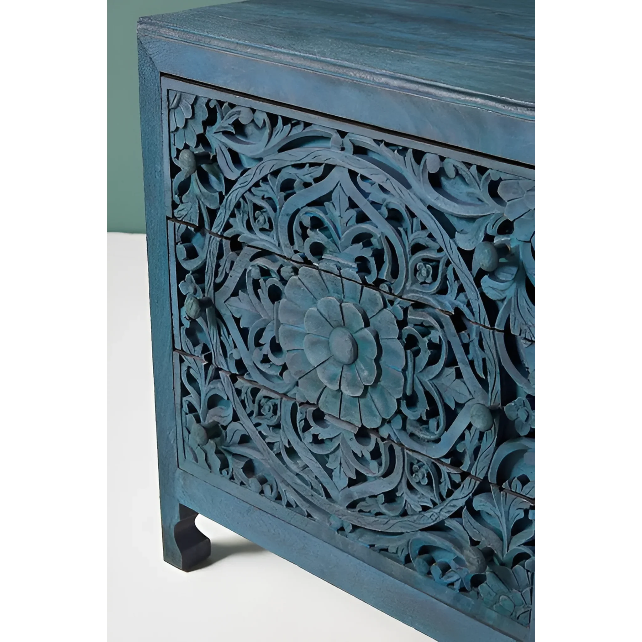 Hand-carved Indian Solid Wood Furniture | Mandala Collection - Art Deco - Biophilic Design - French Country