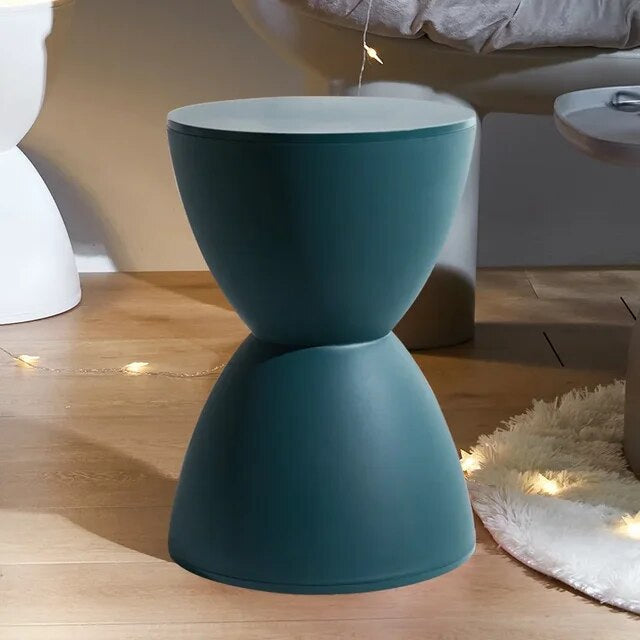 Colorful Hourglass Side Tables – Modern Accent Furniture