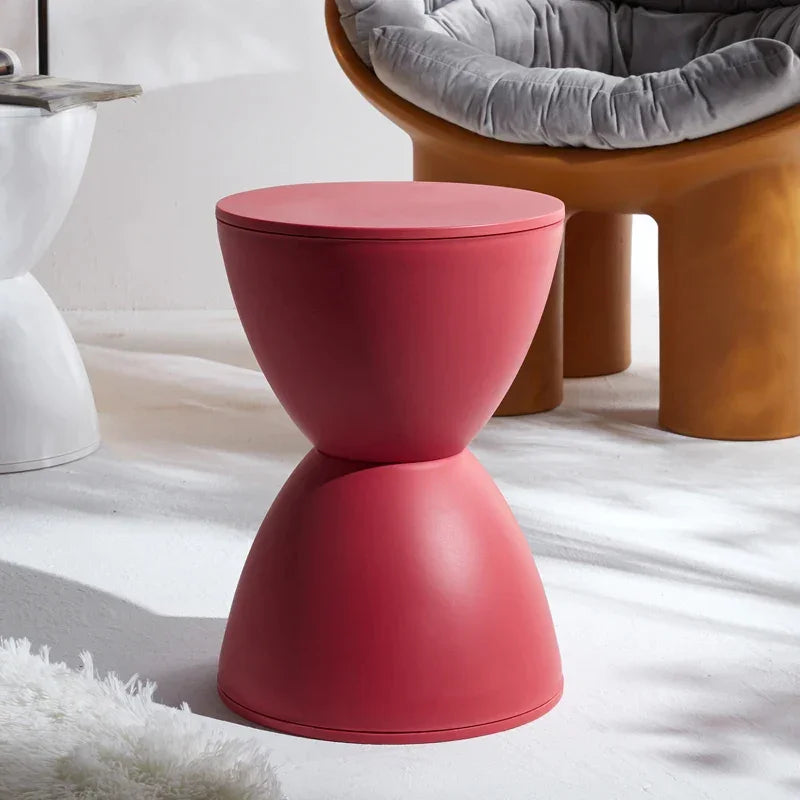 Colorful Hourglass Side Tables – Modern Accent Furniture