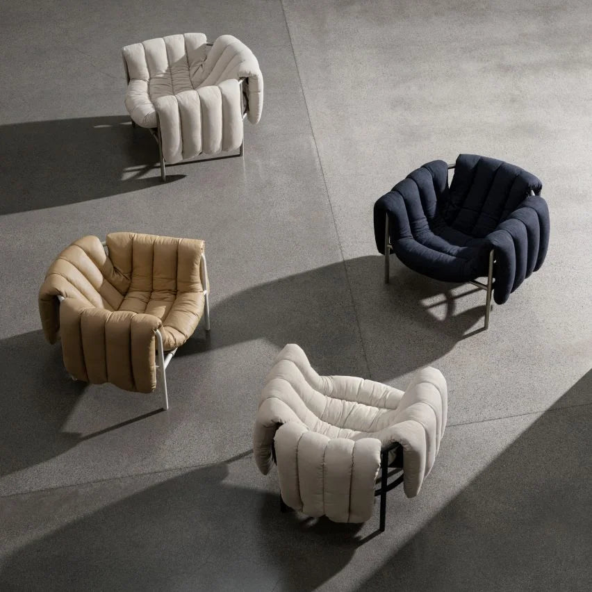 Siesta Puffy Armchair - Art Deco - Contemporary - Eclectic