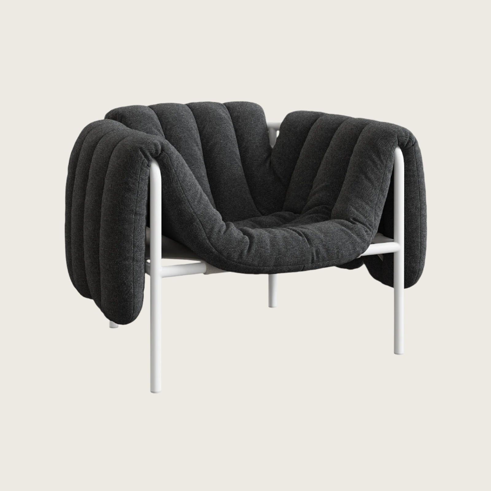 Corby Lounge Chair | Modern Upholstered with Metal Frame | Luxury Interiors