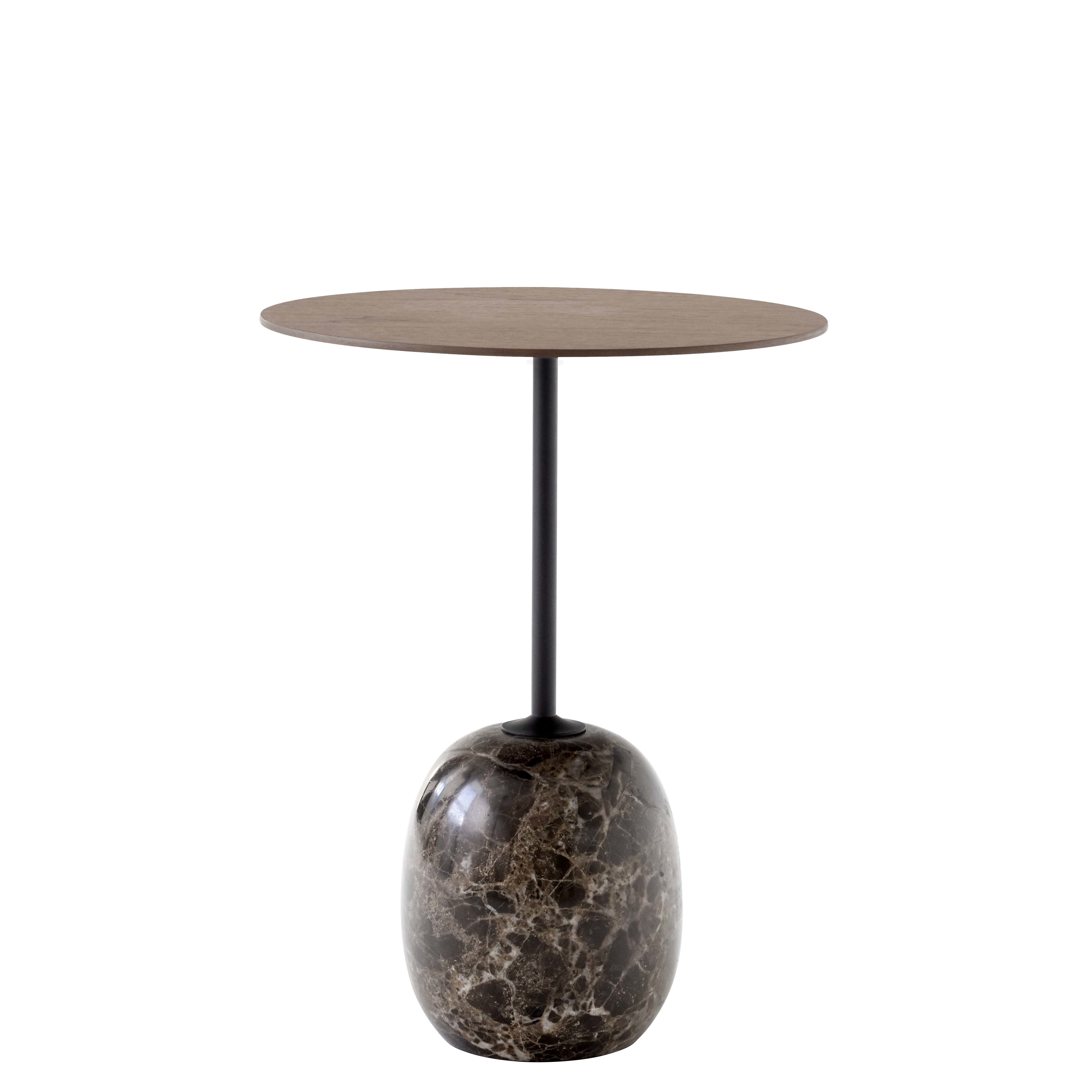 Eclipse Marble & Iron Side Tables - Contemporary Eclectic