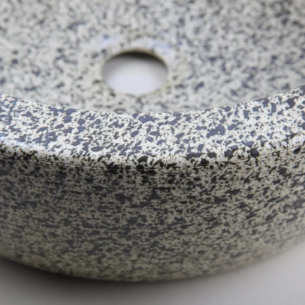 Grey Ceramic Basin | Hlm25520s - Eclectic - Minimalist