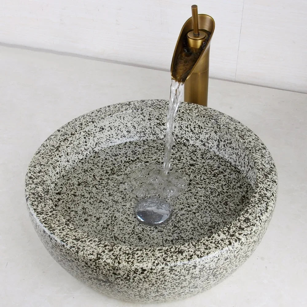 Grey Ceramic Basin | Hlm25520s - Eclectic - Minimalist