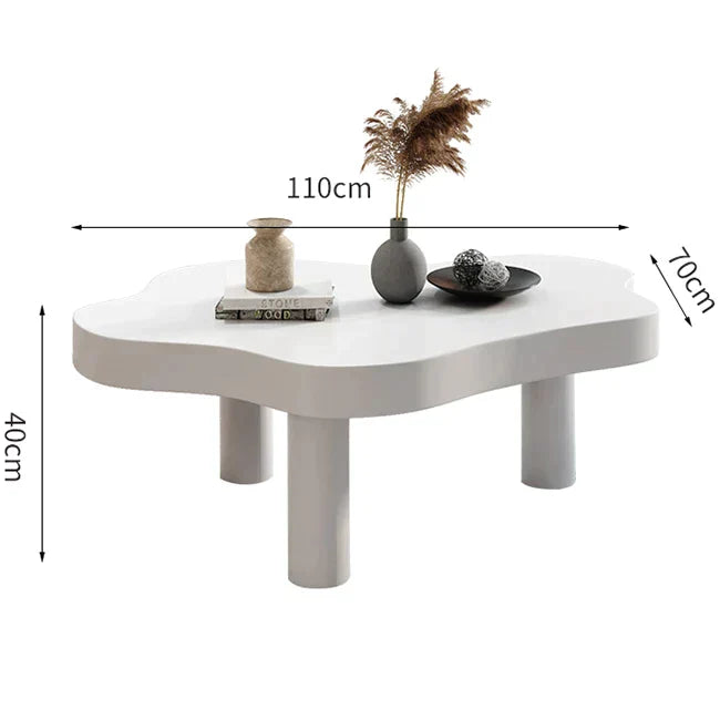 Ellipse Centerpiece Coffee Table - Biophilic Design Minimalist