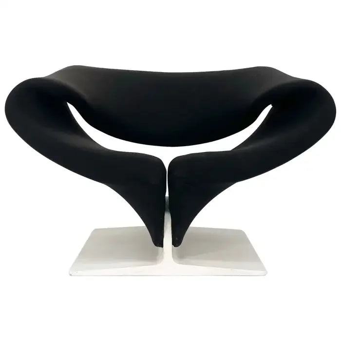 Modern Sculptural Lounge Chair & Ottoman Set - Contemporary - Eclectic - Embrace