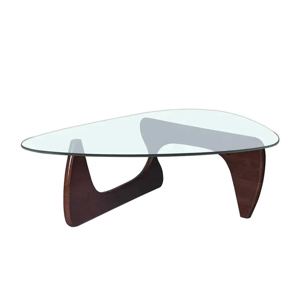 Wabi - sabi Glass Coffee Table - Biophilic Design Minimalist Wabi Sabi