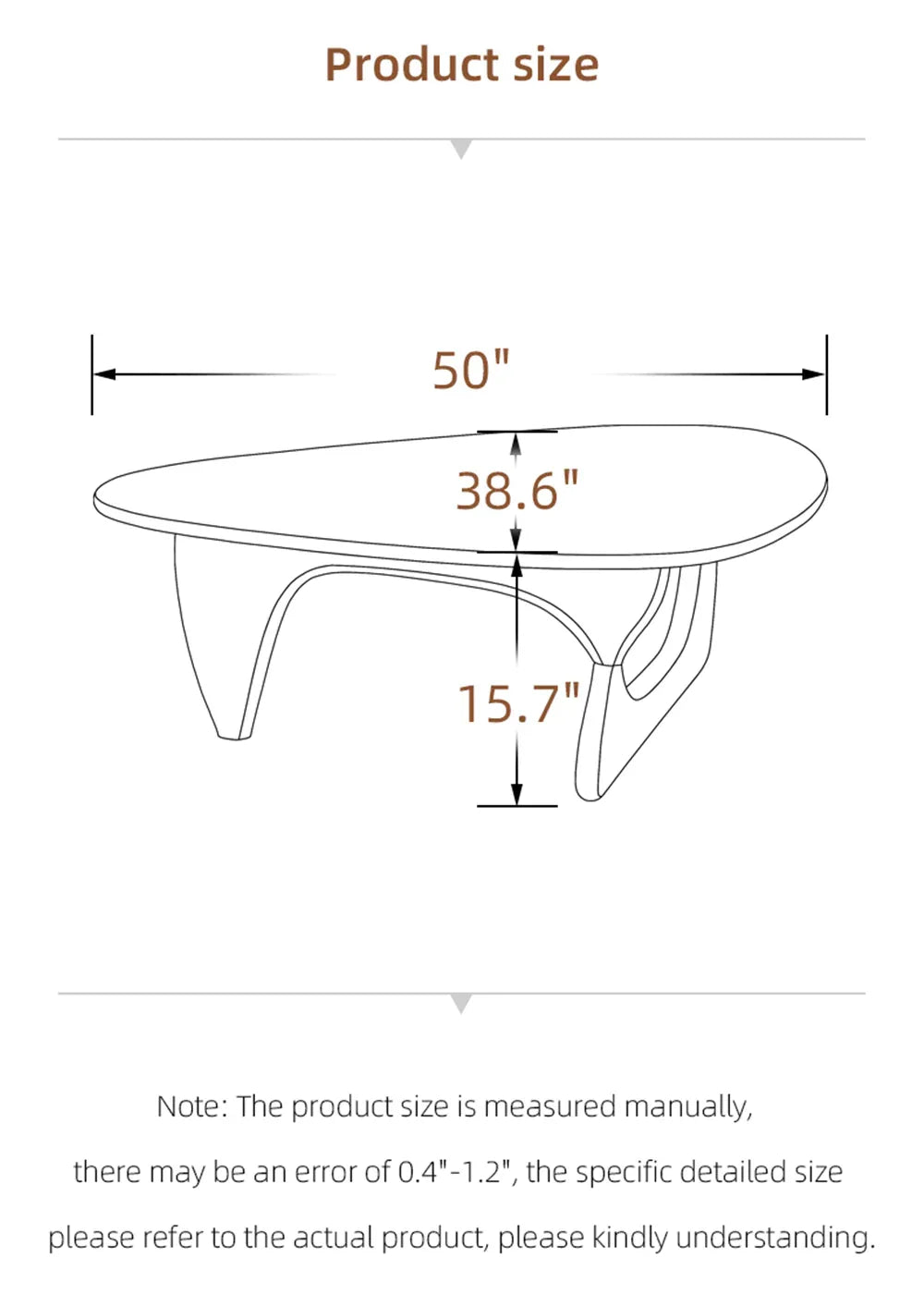 Wabi - sabi Glass Coffee Table - Biophilic Design Minimalist Wabi Sabi