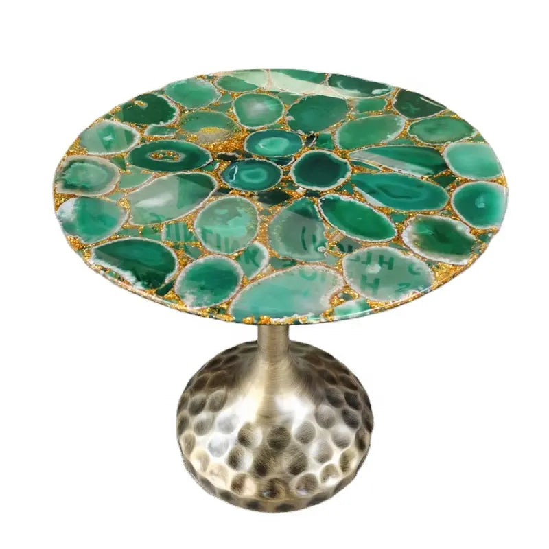 Aurelian Agate Side Table - Biophilic Design Eclectic