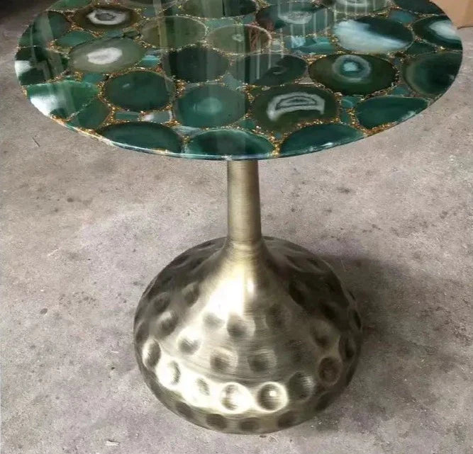 Aurelian Agate Side Table - Biophilic Design Eclectic