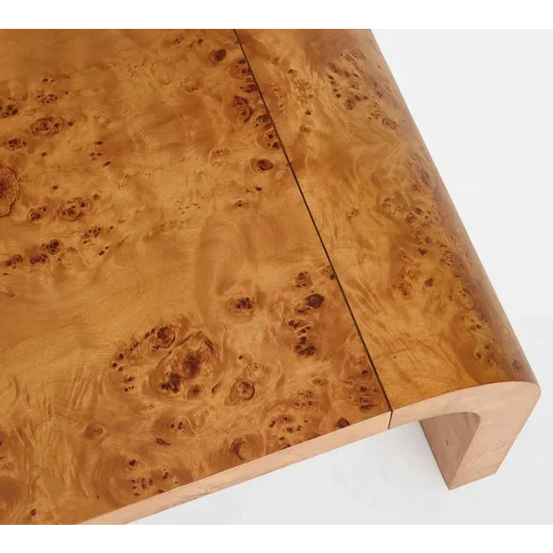 Artisan Wood Curve Coffee Table | Hlm7410n - Biophilic Design - French Country - Japandi - Minimalist