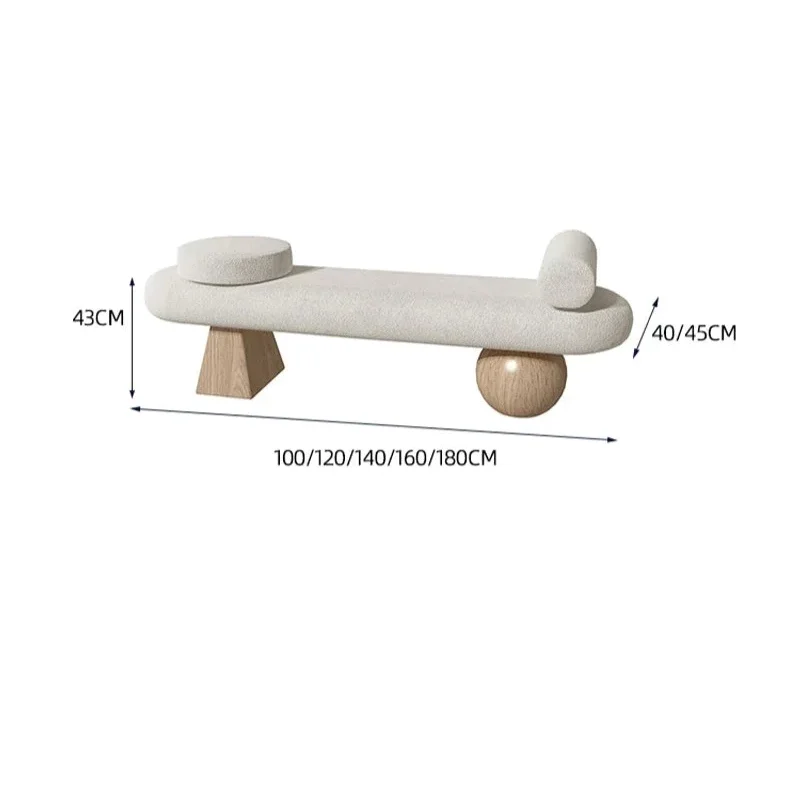 Handcrafted Modern Upholstered Bench | Hlm8958pk - Biophilic Design - Cottagecore - French Country - Japandi