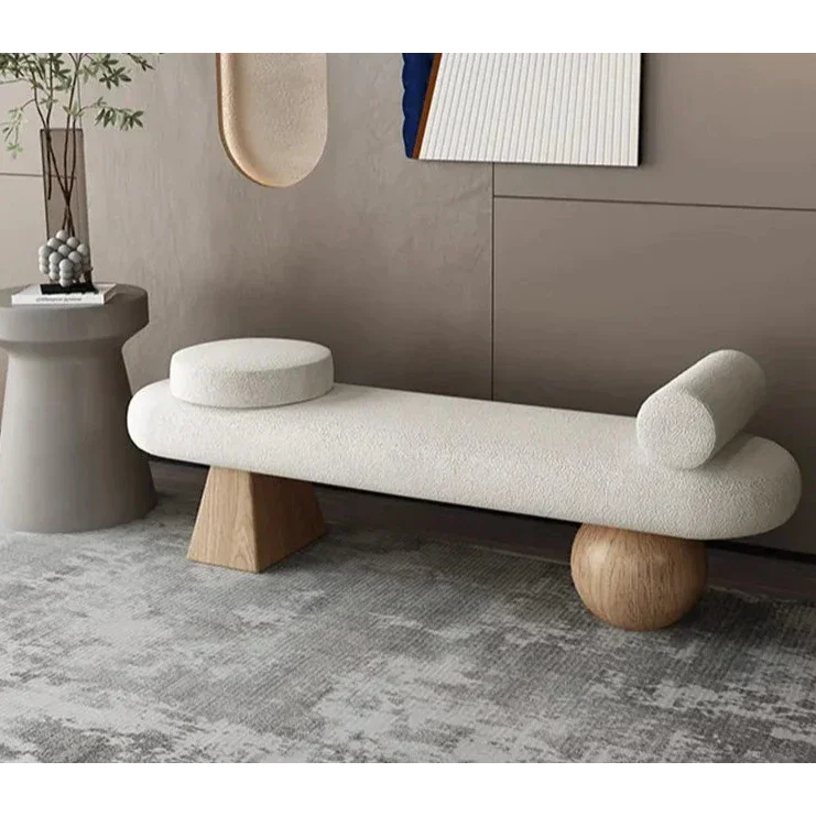 Handcrafted Modern Upholstered Bench | Hlm8958pk - Biophilic Design - Cottagecore - French Country - Japandi