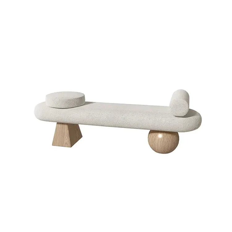 Handcrafted Modern Upholstered Bench | Hlm8958pk - Biophilic Design - Cottagecore - French Country - Japandi