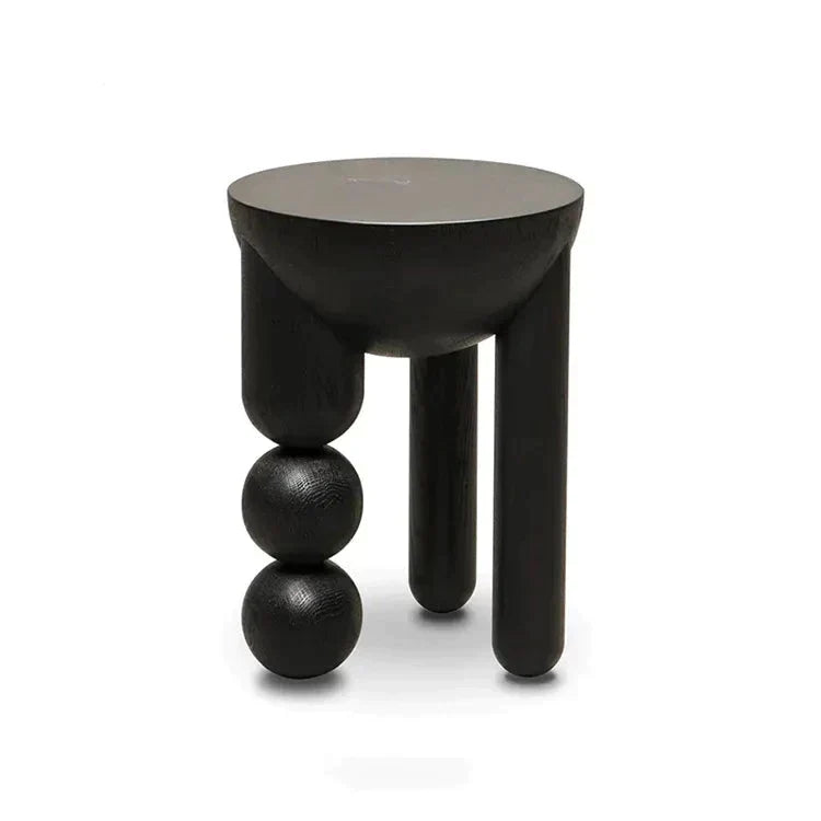 Wooden Stools & End Tables - Art Deco Minimalist