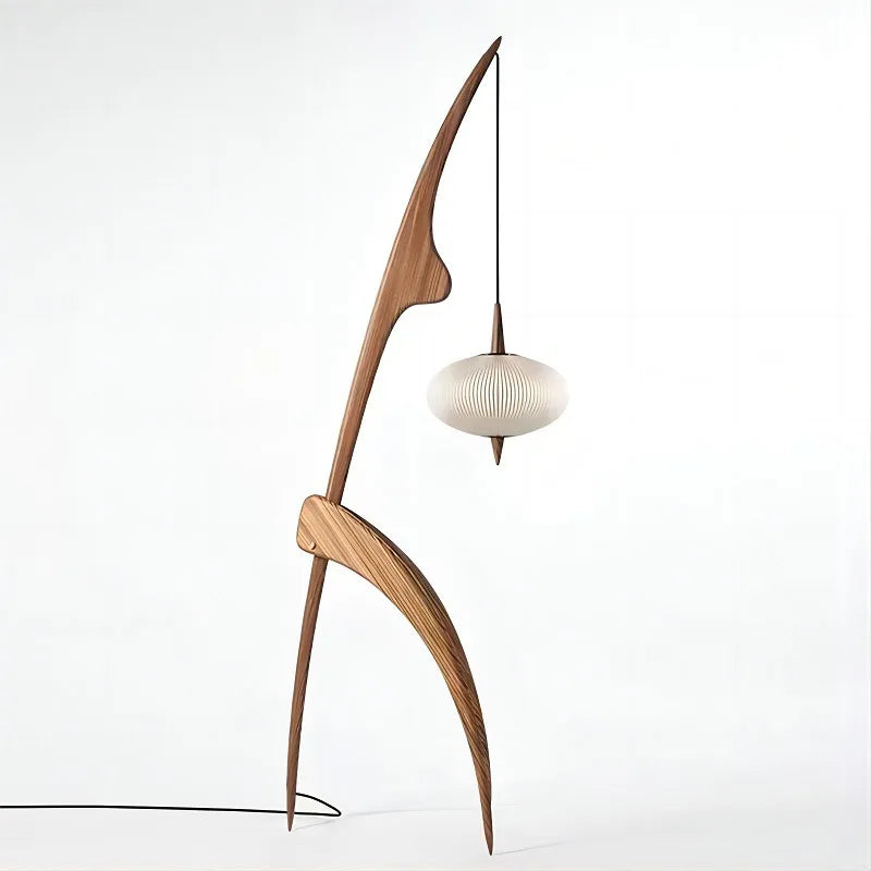 Mantis Wood Floor Lamps - Japandi Minimalist Modern