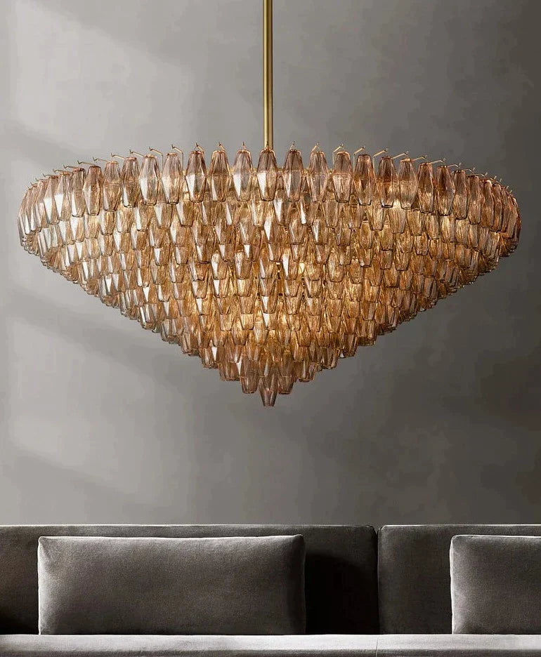 Mid - century Crystal Chandelier | Hlm7895df - Contemporary Eclectic