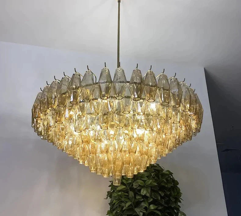 Mid - century Crystal Chandelier | Hlm7895df - Contemporary Eclectic