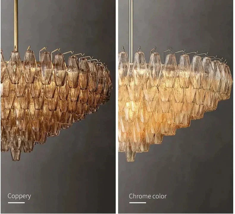 Mid - century Crystal Chandelier | Hlm7895df - Contemporary Eclectic