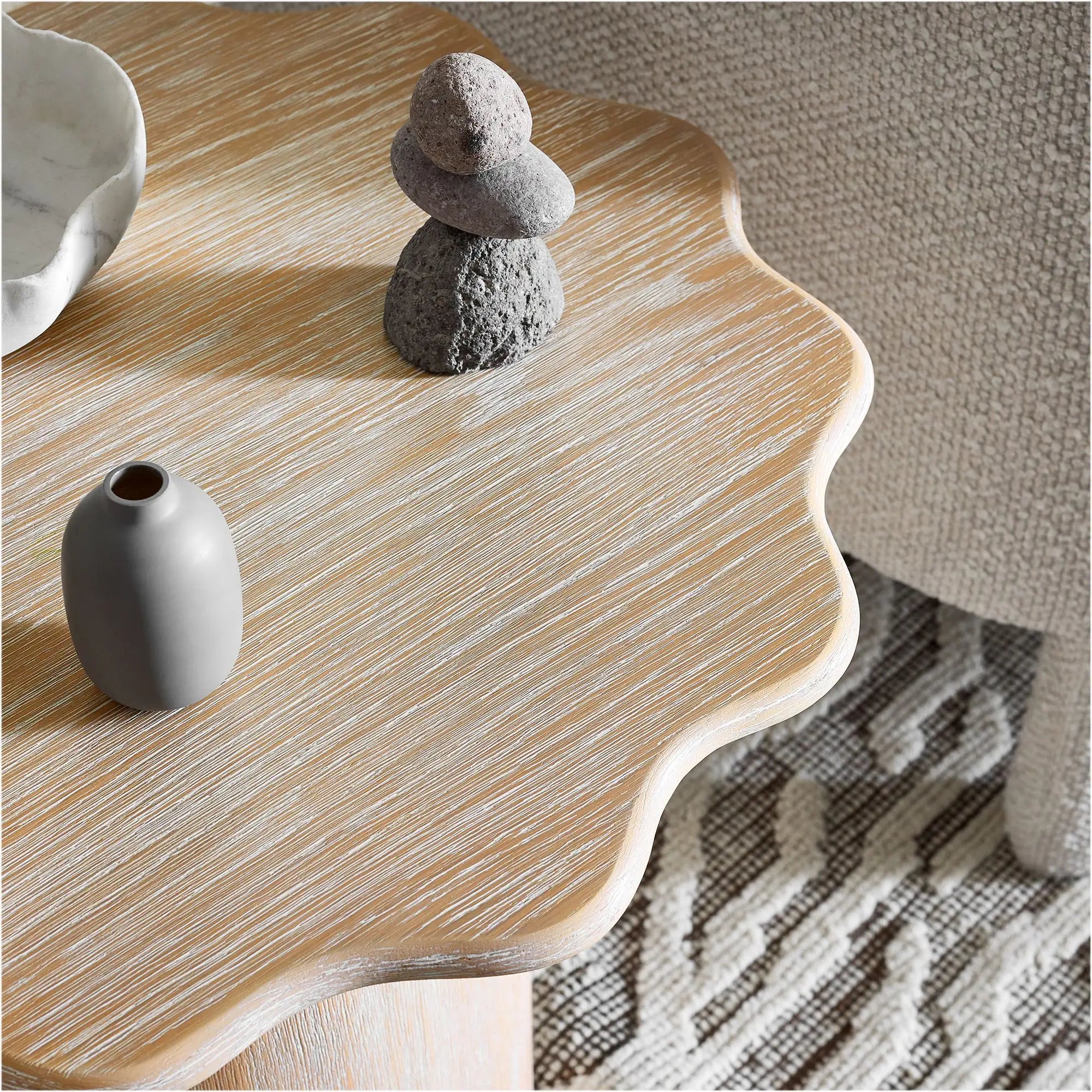 Minimalist Wood Side Table | Hulm7455202v - Biophilic Design Japandi