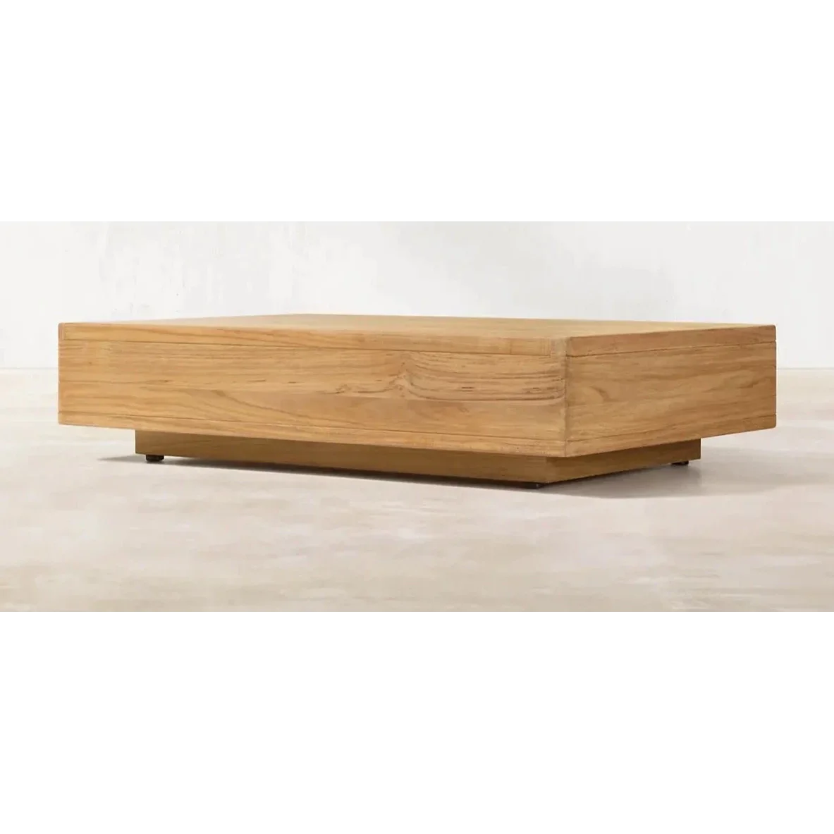 Minimalist Solid Wood Coffee Table for Living Room | Modern Minimalism