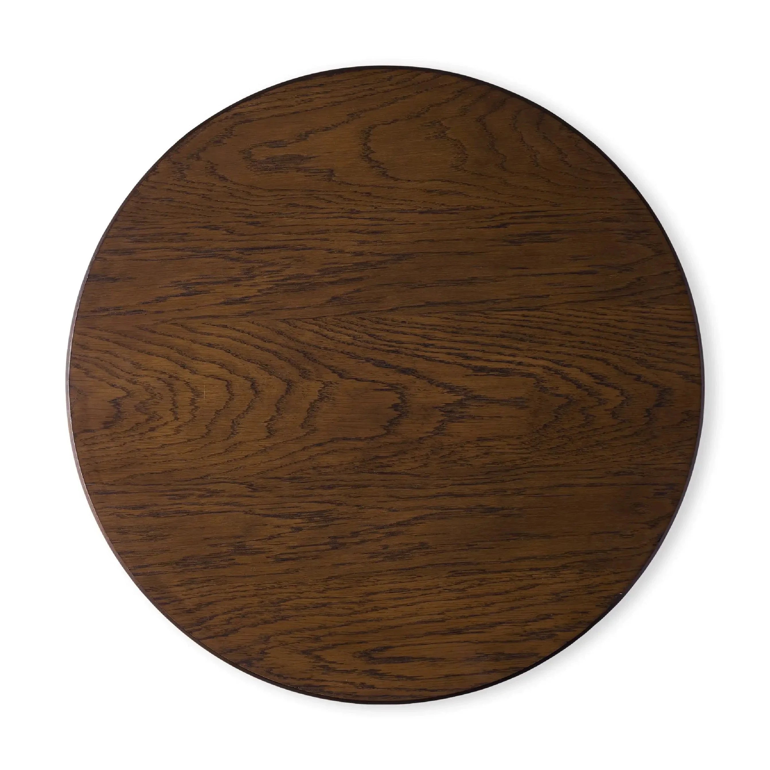 Modern Oval Wood End Table - Biophilic Design - Minimalist