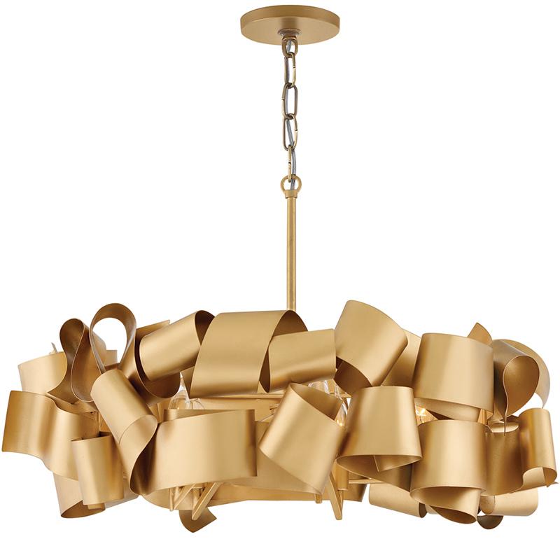 Modern Ribbon Chandelier - Ceiling Lamps Hollywood Regency Mid - century