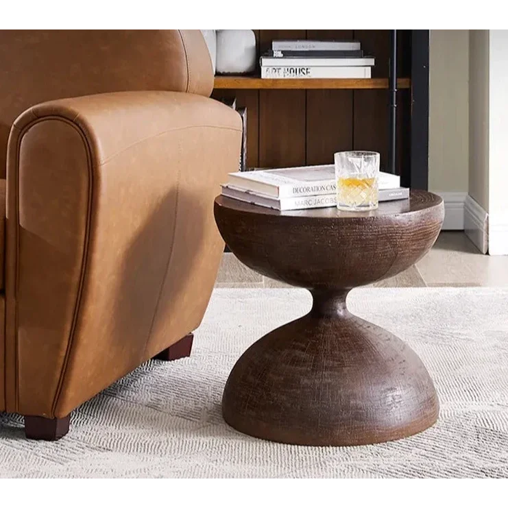 Artisanal Solid Wood Stool | Hul4710014j - Biophilic Design - Japandi - Minimalist - Stools