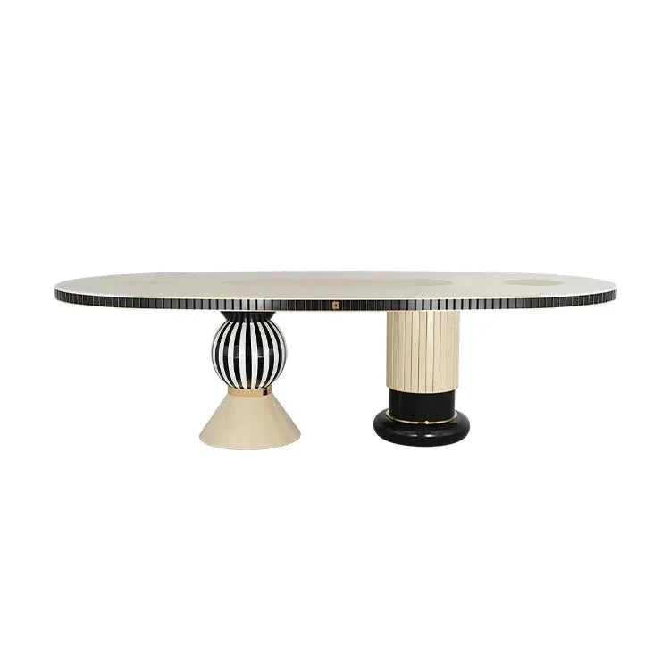 Opus Oval Dining Table - Art Deco