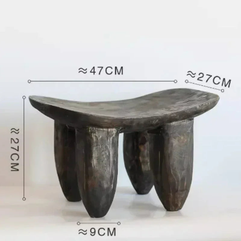 Rustic Wooden Accent Piece - Stool - Wooden Stools