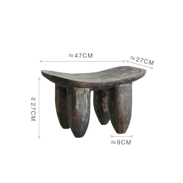 Rustic Wooden Accent Piece - Stool - Wooden Stools