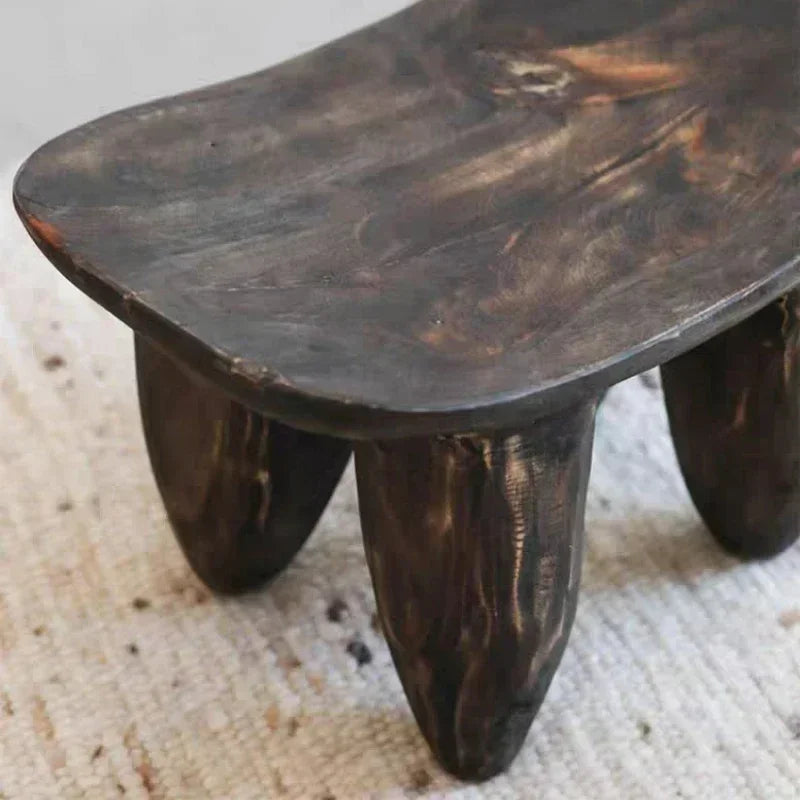 Rustic Wooden Accent Piece - Stool - Wooden Stools