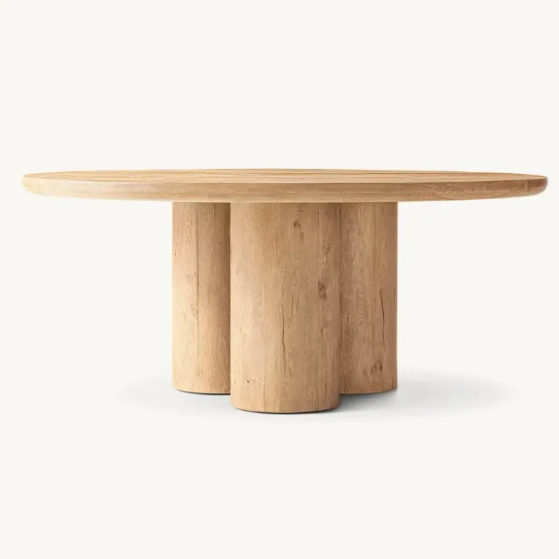 Circolo Solid Wood Table - Biophilic Design Cottagecore French Country Japandi Minimalist