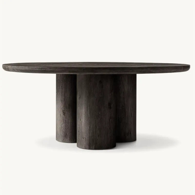 Circolo Solid Wood Table - Biophilic Design Cottagecore French Country Japandi Minimalist