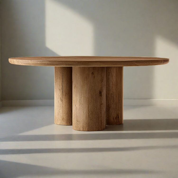 Circolo Solid Wood Table | HLM879LO Design