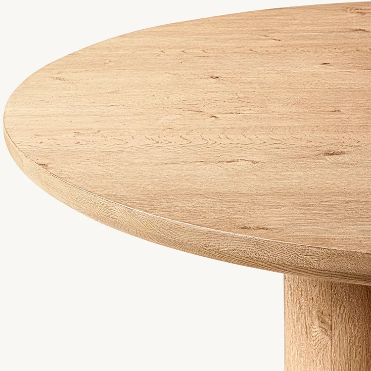 Circolo Solid Wood Table - Biophilic Design Cottagecore French Country Japandi Minimalist