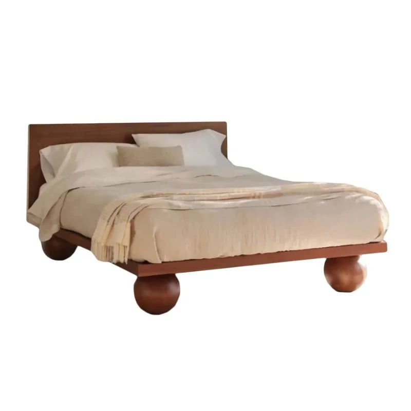 Solid Wood Orbital Frame Bed - Cottagecore - Minimalist - Beds