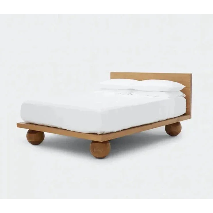 Solid Wood Orbital Frame Bed - Cottagecore - Minimalist - Beds