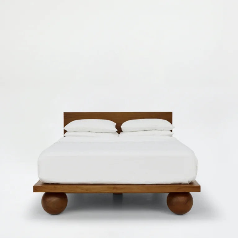 Solid Wood Orbital Frame Bed - Cottagecore - Minimalist - Beds