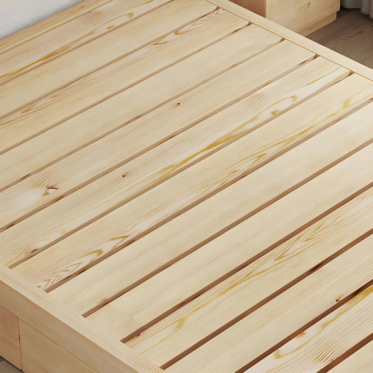 Solid Wood Orbital Frame Bed - Cottagecore - Minimalist - Beds