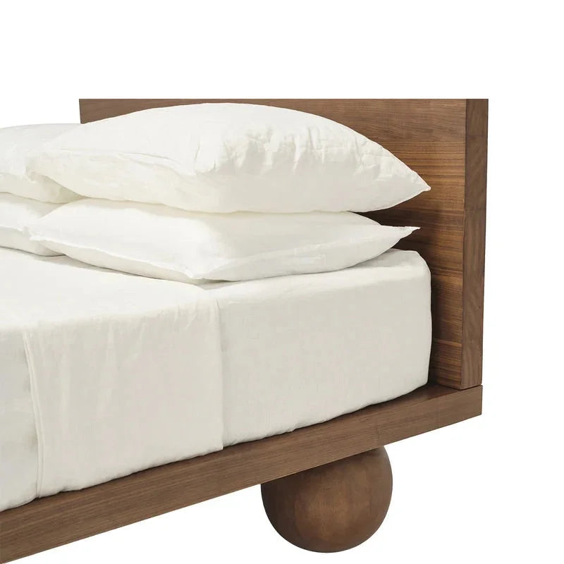 Solid Wood Orbital Frame Bed - Cottagecore - Minimalist - Beds