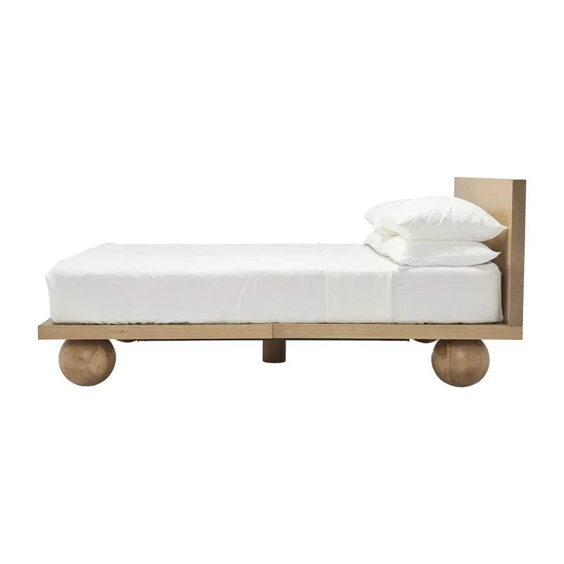 Solid Wood Orbital Frame Bed - Cottagecore - Minimalist - Beds