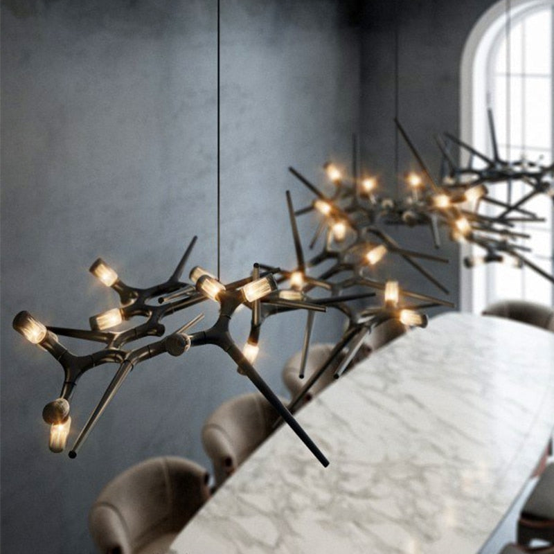 Thorn Chandelier | Hlm8785l - Biophilic Design French Country Light Fixtures Modern