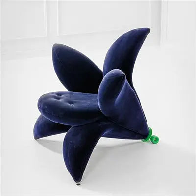 Velvet Petal Lounge Chair - Eclectic