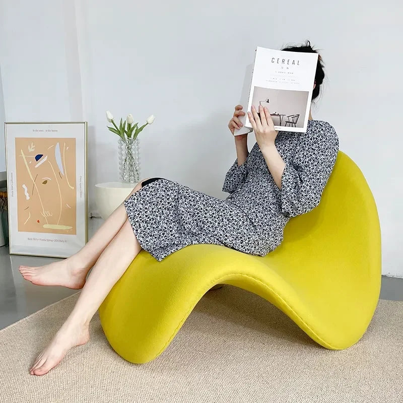 Wool Tongue Lounge Chair - Eclectic - Minimalist