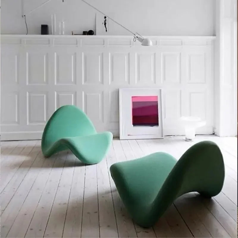 Wool Tongue Lounge Chair - Eclectic - Minimalist